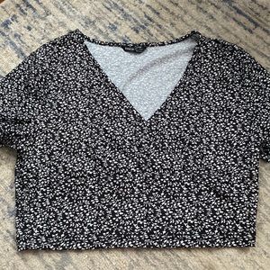 SHEIN cropped cross over top